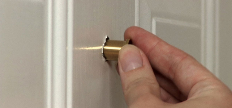 peephole door repair in Sacramento